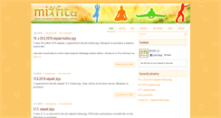 Desktop Screenshot of mixfit.cz